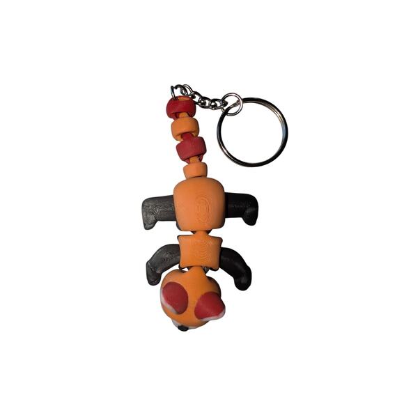 Adorable Red Panda Articulated Keychain and cute flexible fidget toy 3d Printed - Picture 2 of 3